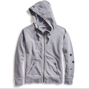 Champion zip up star hoodie